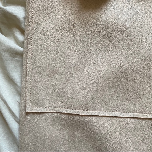 Zara Faux Suede Jacket Trench - Picture 10 of 10